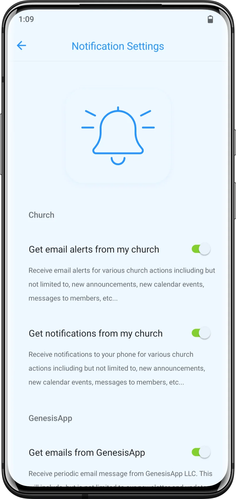 Notification Settings Picture